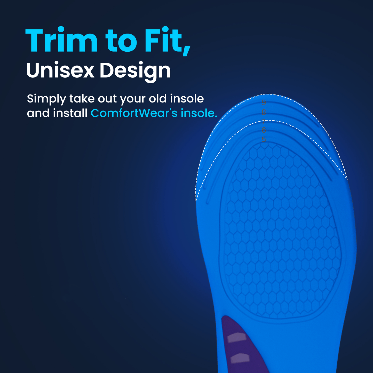 3-Pack Memory-Sole Gel Sport Orthotic